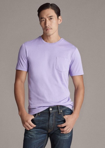 Men's Ralph Lauren Relaxed Fit Pocket T Shirts | 950472VHN